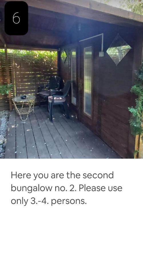 Relax BUNGALOW Terrace, 2 db TERASZOS FAHÁZ Siófok Exterior foto